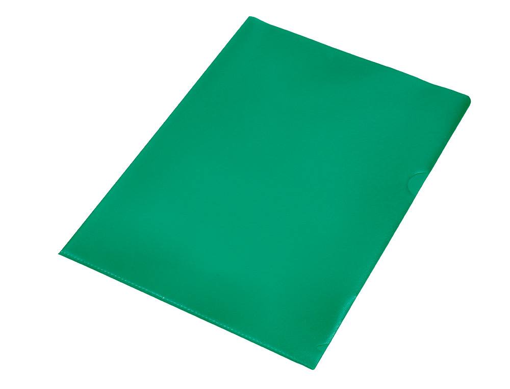 POCHETTE COIN Q-CONNECT POLYPROPYLÈNE GRAINÉ ÉCONOMIQUE 12/100E COLORIS VERT TRANSPARENT BOÎTE 100 UNITÉS