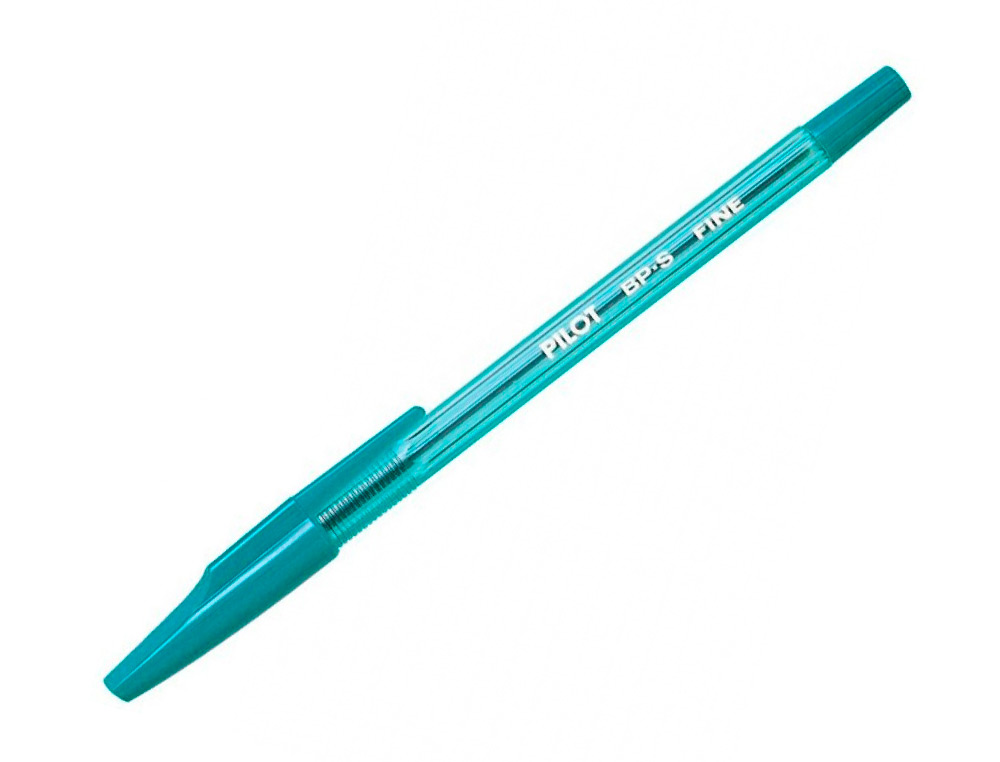 STYLO-BILLE PILOT BP-S ÉCRITURE FINE 0.3MM ENCRE DOUCE POINTE INDÉFORMABLE RECHARGEABLE CORPS TRANSLUCIDE COLORIS VERT