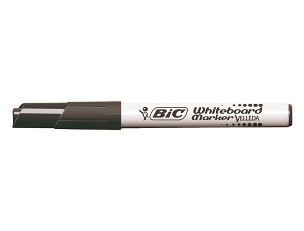 MARQUEUR BIC VELLEDA 1741 EFFAÇABLE POINTE OGIVE TRACÉ 2MM ENCRE CÉTONE FORMAT STYLO GRANDE LONGÉVITÉ NOIR