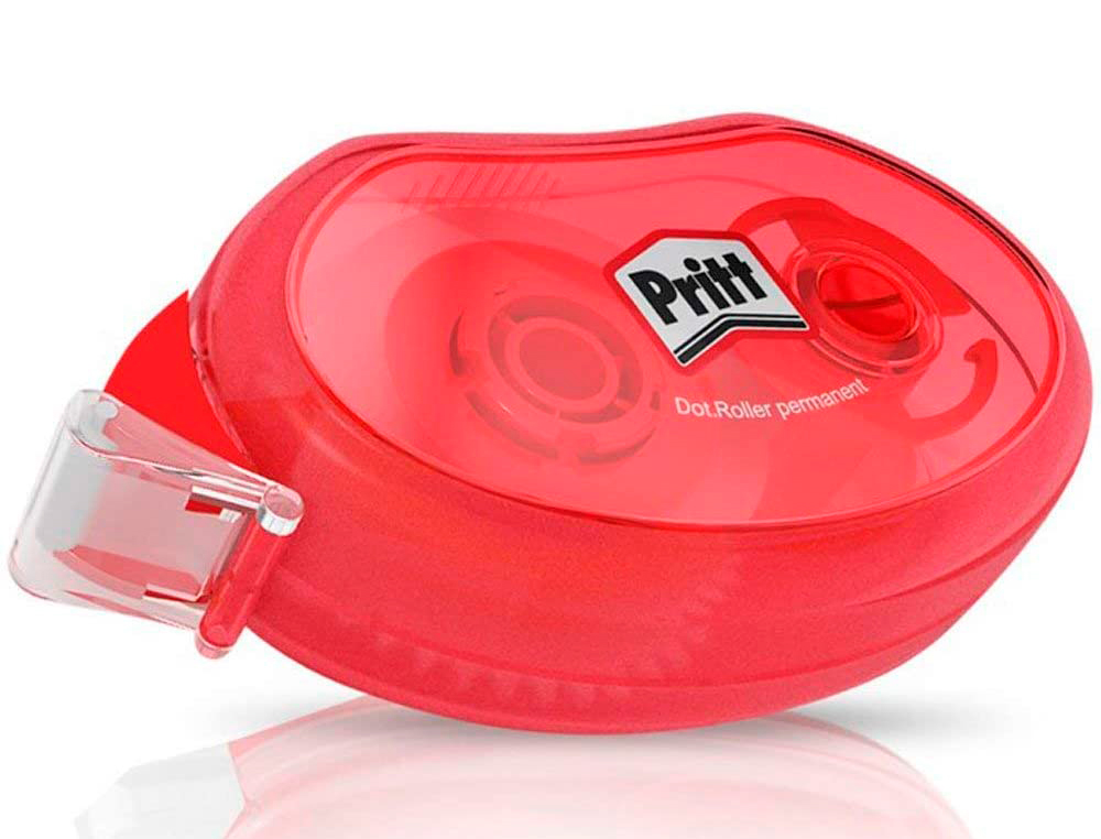 COLLE PRITT ROLLER COMPACT RUBAN 8.4MMX10M COLLAGE PERMANENT IMMÉDIAT PLUS PERFORMANTE NIVEAU VISIBLE