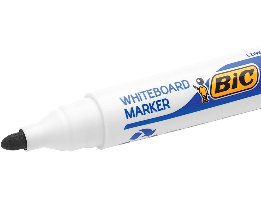 MARQUEUR BIC VELLEDA 1701 EFFAABLE POINTE OGIVE TRAC 1.5MM ENCRE BASE ALCOOL INODORE CORPS PLASTIQUE ROUGE