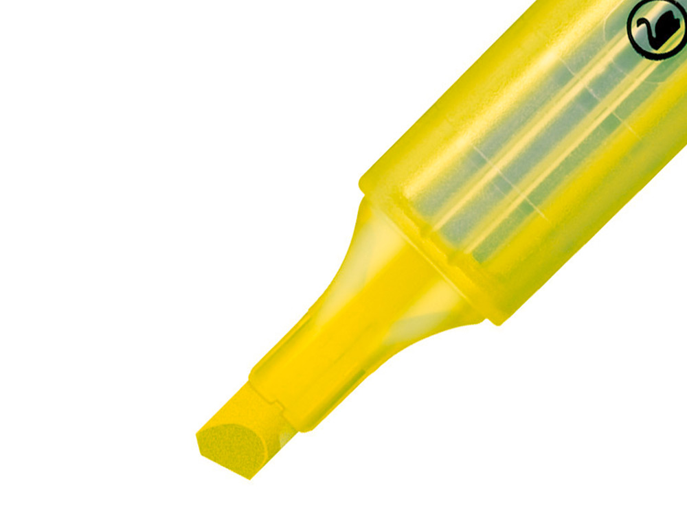 SURLIGNEUR STABILO SWING COOL MODÈLE DE POCHE AVEC AGRAFE TRACÉ 1/3MM ENCRE LIQUIDE PIGMENTÉE VISIBLE COLORIS JAUNE