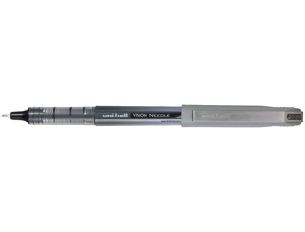 ROLLER UNIBALL EYE NEEDLE UB187 POINTE AIGUILLE NOIR
