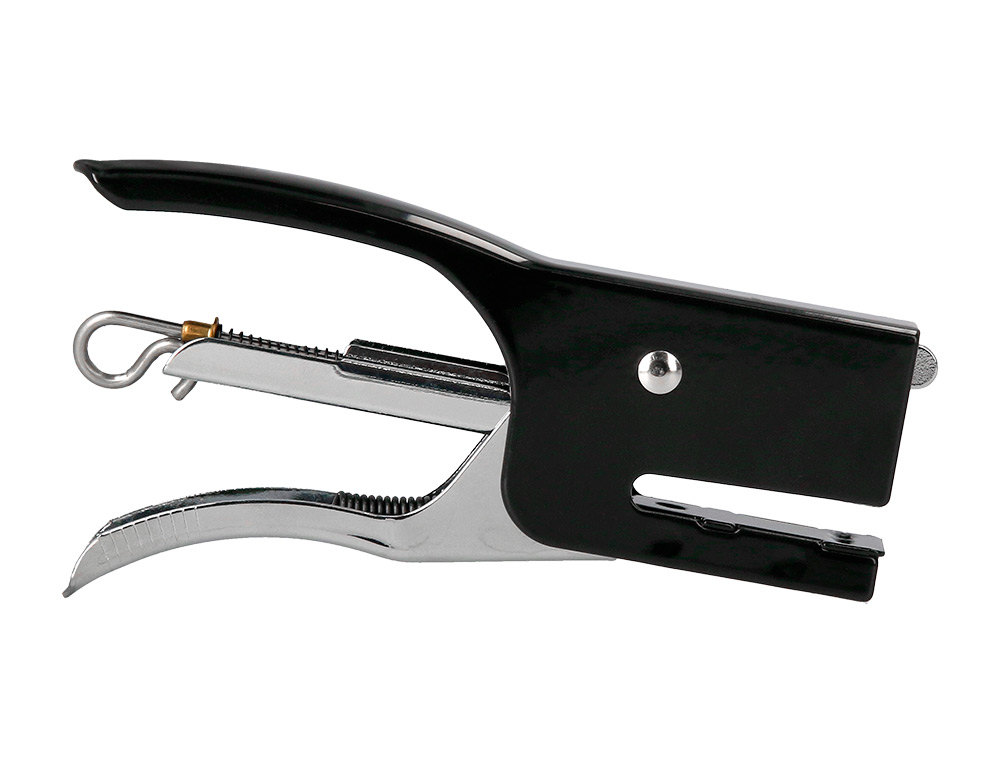 PINCE AGRAFEUSE Q-CONNECT MÉTAL AGRAFES N.10 RÉSISTANCE CAPACITÉ AGRAFAGE 12F COLORIS NOIR
