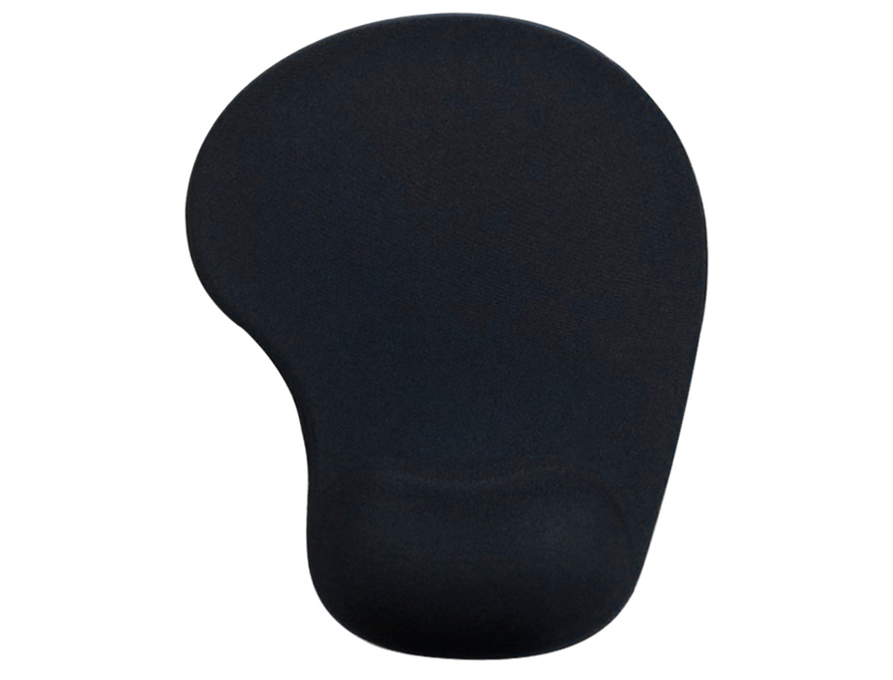TAPIS SOURIS Q-CONNECT REPOSE-POIGNET MOUSSE         AUGMENTE CONFORT FACILEMENT   NETTOYABLE COLORIS NOIR