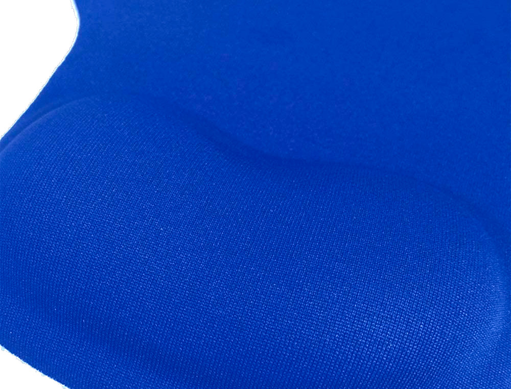 TAPIS SOURIS Q-CONNECT REPOSE-POIGNET MOUSSE         AUGMENTE CONFORT FACILEMENT   NETTOYABLE COLORIS BLEU