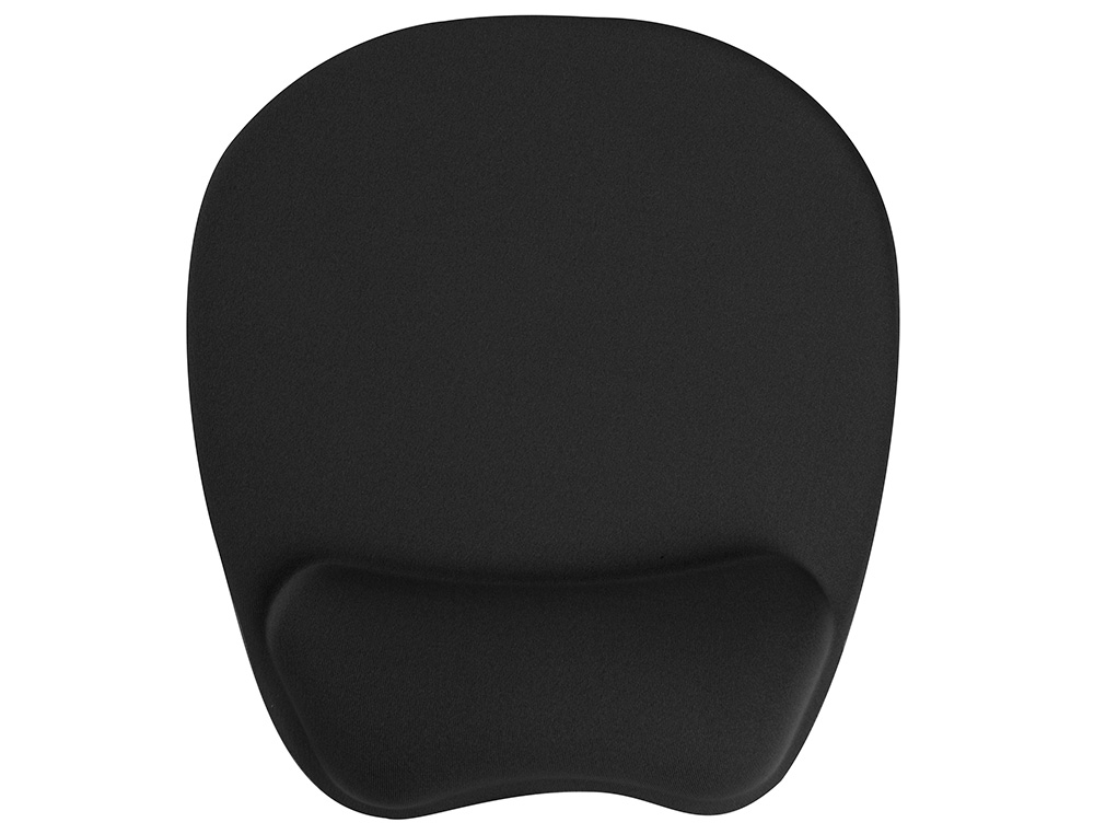 TAPIS SOURIS Q-CONNECT REPOSE-POIGNET ERGONOMIQUE    MOUSSE GRAND CONFORT FACILEMENT NETTOYABLE COLORIS NOIR
