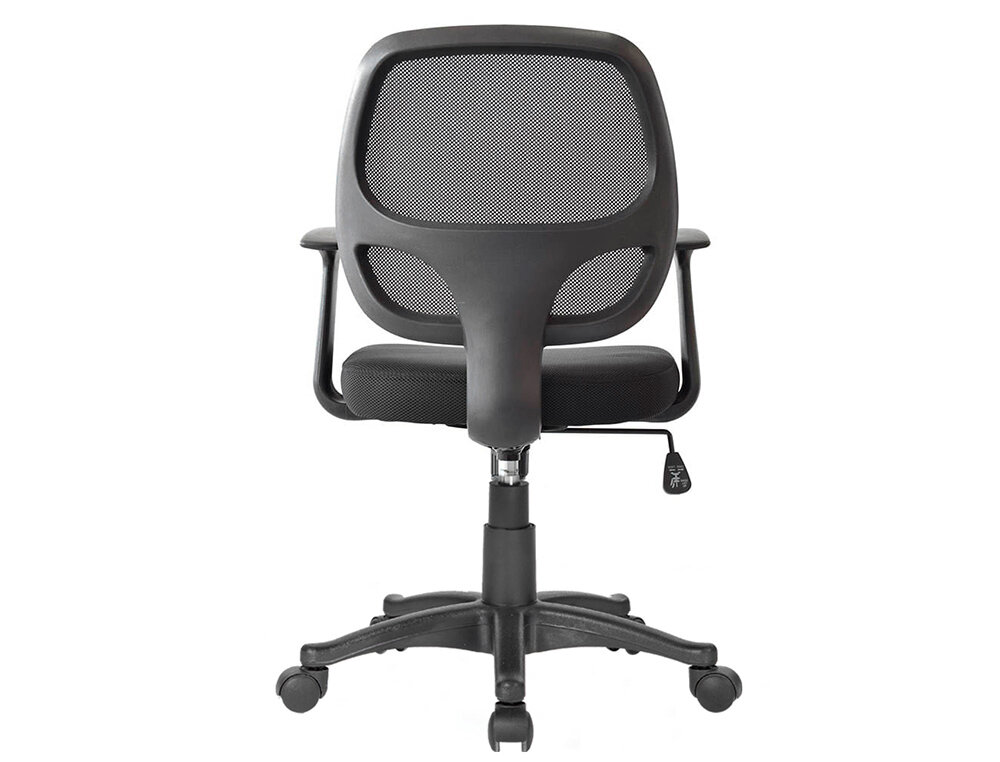 CHAISE BUREAU Q-CONNECT ROTATIVE BASE NYLON MAILLE    MAXIMUM SUPPORTE 120KG        870+120X550X590MM COLORIS NOIR