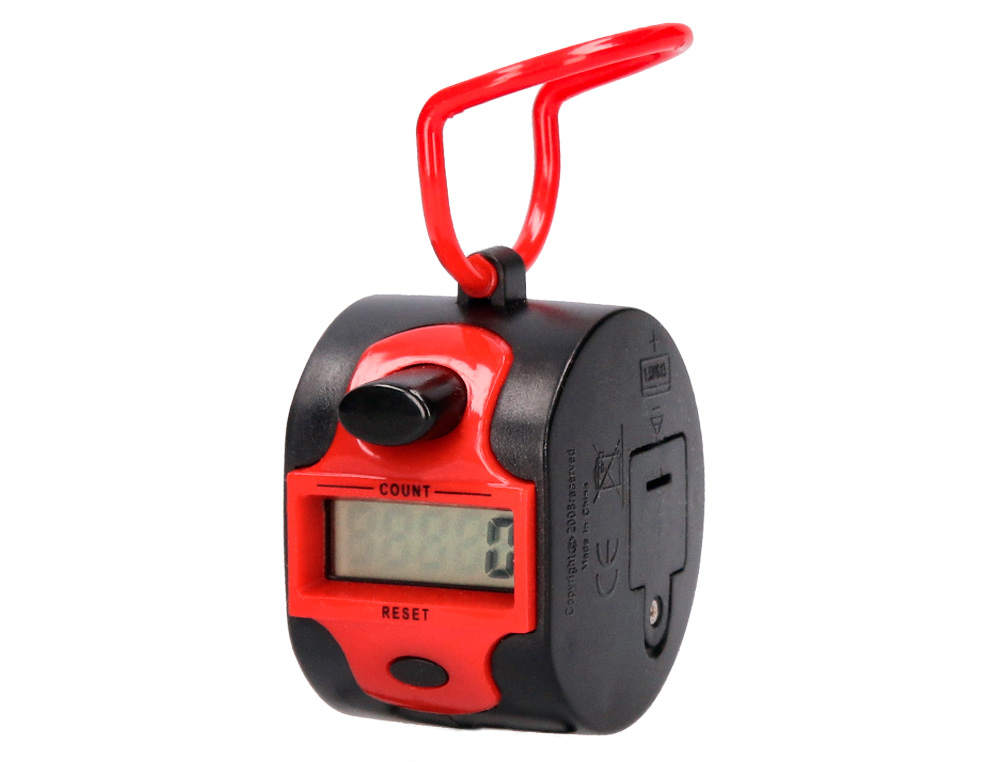 COMPTEUR NUMERIQUE Q-CONNECT COMPTAGE DE 0 A 99999 LEVIER DE REMISE A ZERO DIM. 45X32.5X23MM 70G