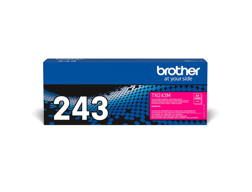 TONER BROTHER TN243M DCP-L3510CDW / HL- L3270CDW / MFC-L3710CW MAGENTA 1000 PAGES