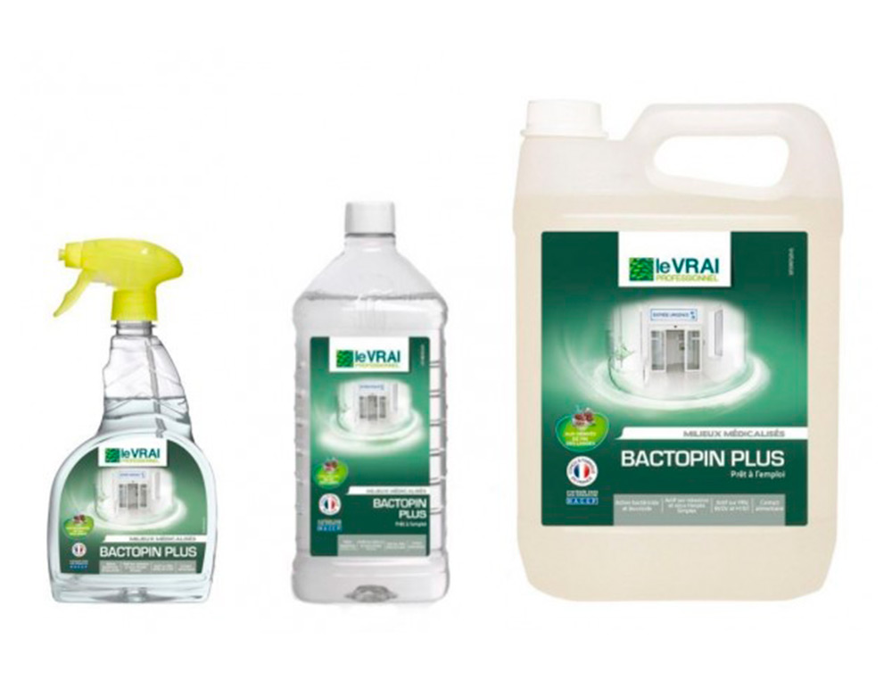 DETERGENT DESINFECTANT LE VRAI PROFESSIONNEL SOLS       SURFACES COLLECTIVITES        MILIEUX MEDICALISES SPORTIFS