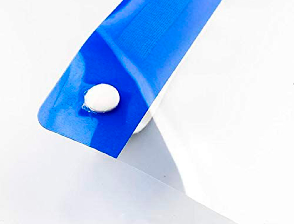 VISIERE DE PROTECTION AMOVIBLE PAPERFLOW ANTI REFLET ANTI BUEE LAVABLE SYSTEME DE REGLAGE 54/64CM LOT 25 UNITES