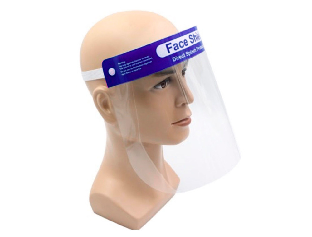 VISIERE DE PROTECTION AMOVIBLE PAPERFLOW ANTI REFLET ANTI BUEE LAVABLE SYSTEME DE REGLAGE 54/64CM LOT 25 UNITES