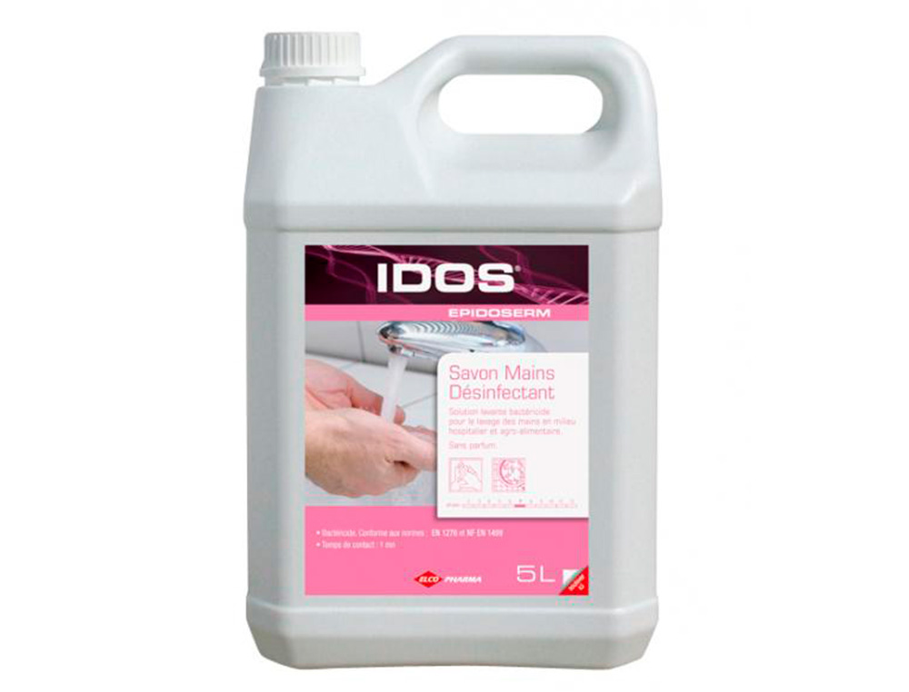 SAVON MAINS BACTERICIDE COLDIS MILIEU HOSPITALIER AGRO-ALIMENTAIRE ACTIF SUR VIRUS H1N1 BIDON 5 L