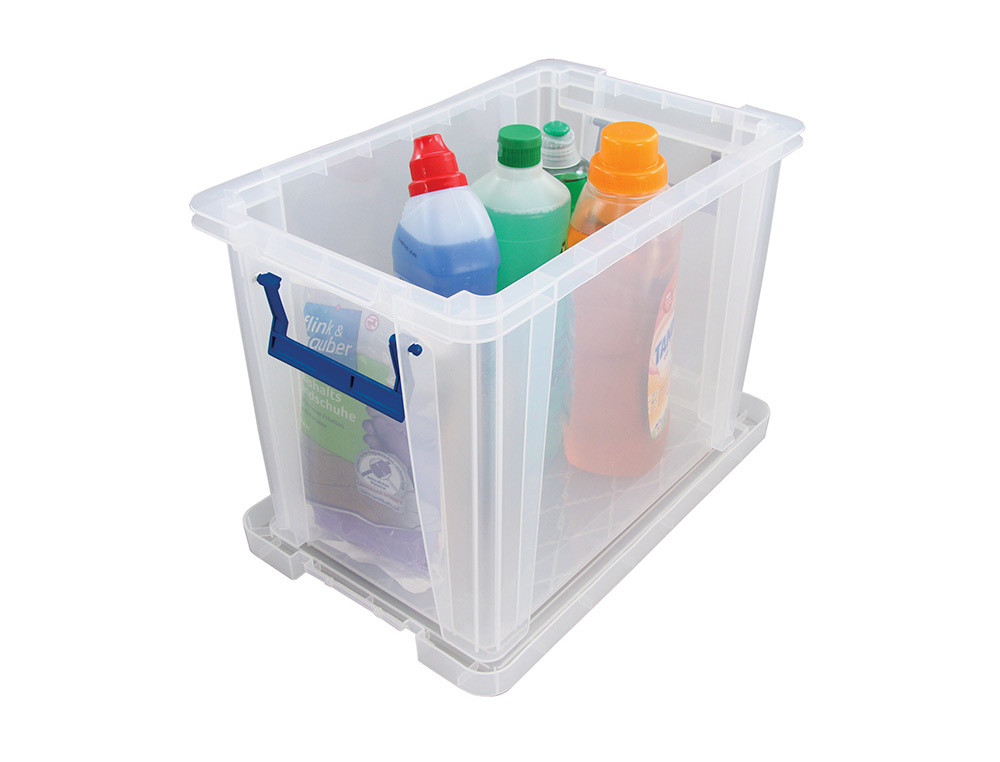 BOITE RANGEMENT FELLOWES PROSTORE POLYPROPYLENE RESISTANT RECYCLABLE EMPILABLE DOUBLE BASE 26L