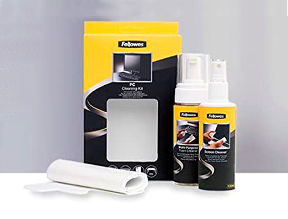 PRODUIT NETTOYANT FELLOWES ECRANS CRT/TFT/LCD PLASMA ORDINATEURS PORTABLES ANTISTATIQUE SPRAY 250ML