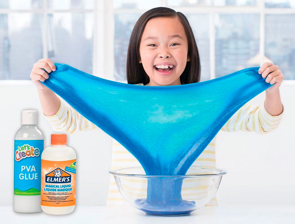 KIT STARTER POUR SLIME ELMER'S MINI 4 PIECES 1 FLACON DE COLLE 147ML 1 LIQUIDE MAGIQUE 68ML 2 COLLES