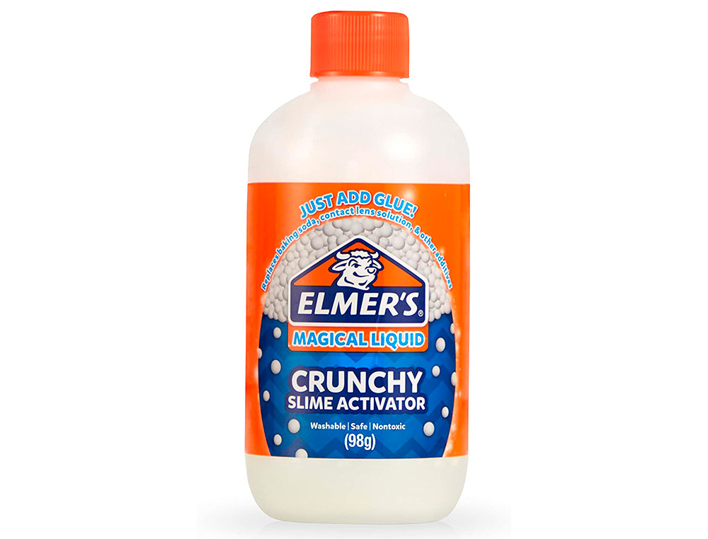 LIQUIDE MAGIQUE POUR SLIME ELMERS CRUNCHY TEXTURE GRUMELEUSE TRANSPARENTE FLACON 259ML