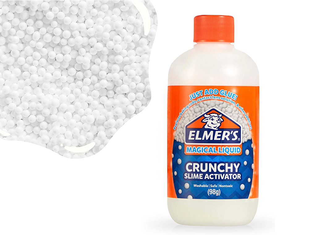 LIQUIDE MAGIQUE POUR SLIME ELMERS CRUNCHY TEXTURE GRUMELEUSE TRANSPARENTE FLACON 259ML