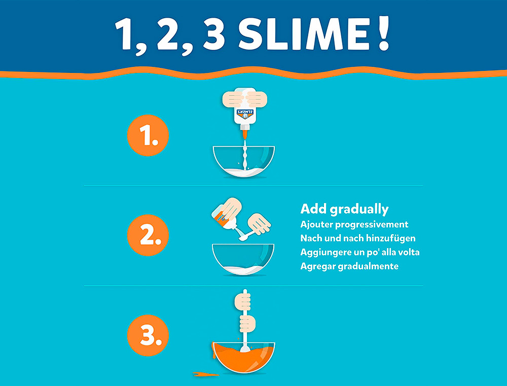 LIQUIDE MAGIQUE POUR SLIME ELMERS CRUNCHY TEXTURE GRUMELEUSE TRANSPARENTE FLACON 259ML