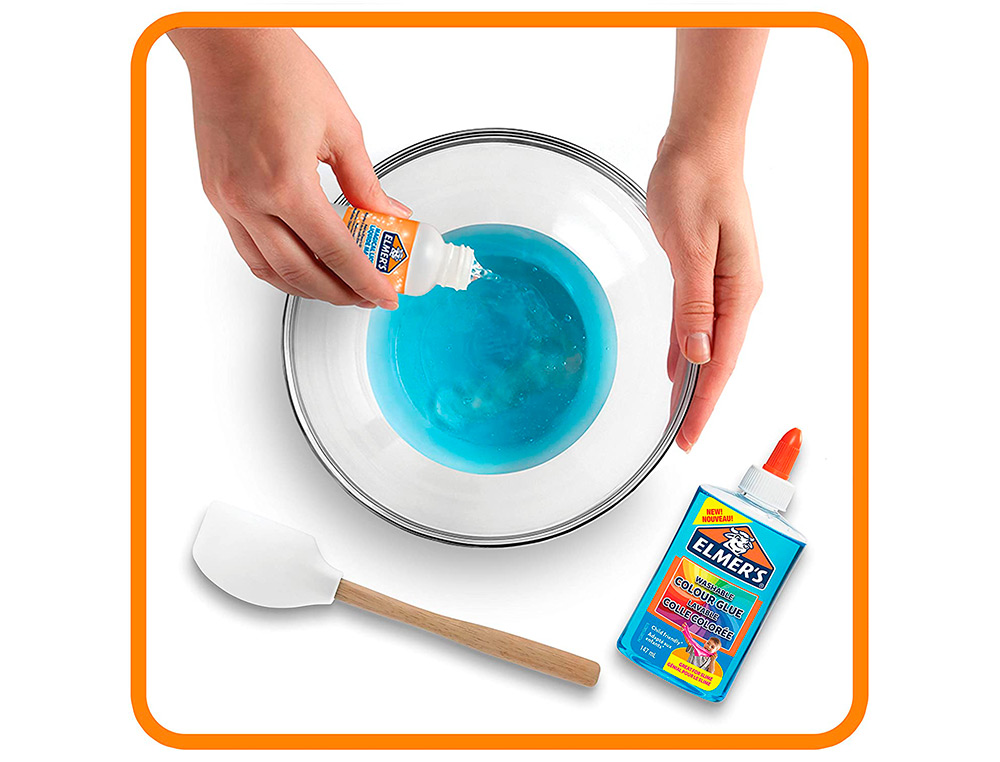 LIQUIDE MAGIQUE POUR SLIME ELMERS CRUNCHY TEXTURE GRUMELEUSE TRANSPARENTE FLACON 259ML