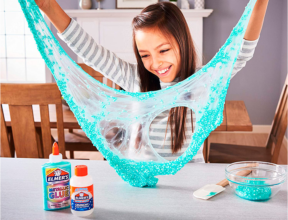 LIQUIDE MAGIQUE POUR SLIME ELMERS CRUNCHY TEXTURE GRUMELEUSE TRANSPARENTE FLACON 259ML