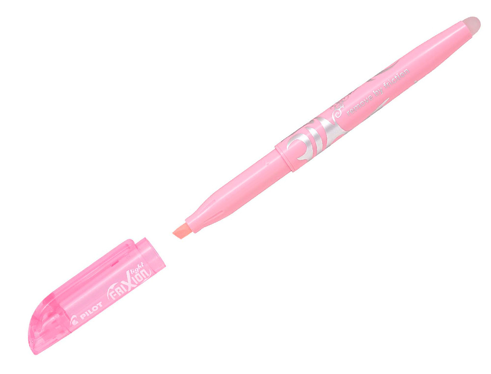 SURLIGNEUR PILOT FRIXION LIGHT SOFT EFFACABLE POINTE MOYENNE COLORIS ROSE PASTEL