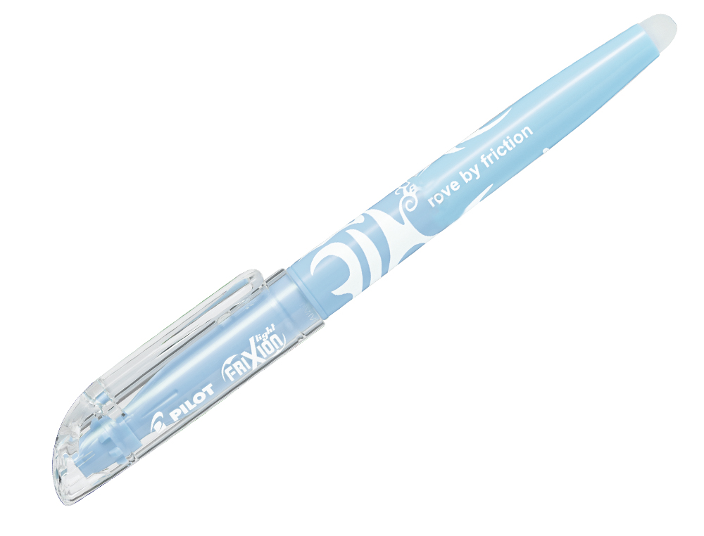 SURLIGNEUR PILOT FRIXION LIGHT NATURAL EFFACABLE POINTE MOYENNE BISEAUTEE COLORIS BLEU CIEL