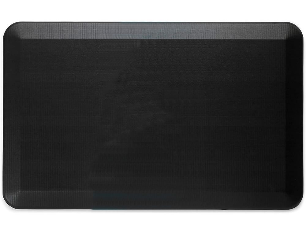 TAPIS ANTIFATIGUE MATY FLEX LUTTE CONTRE LES DOULEURS AU  DOS ET AUX PIEDS MAISON       BUREAU USINE 51X99CM NOIR