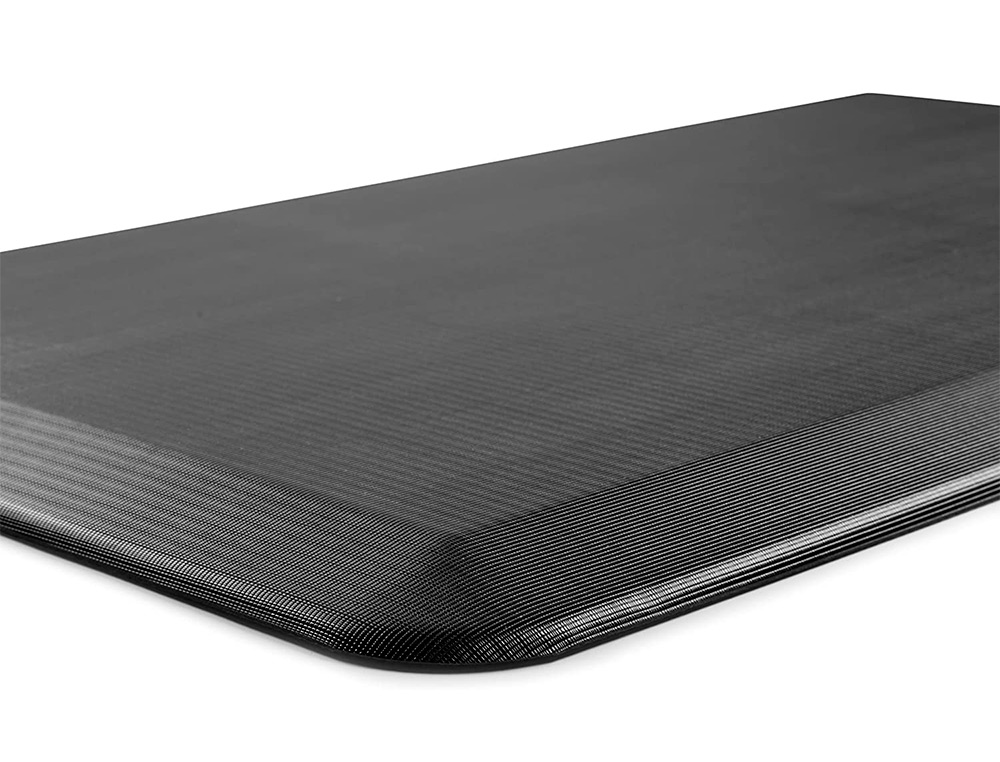 TAPIS ANTIFATIGUE MATY FLEX LUTTE CONTRE LES DOULEURS AU  DOS ET AUX PIEDS MAISON       BUREAU USINE 51X99CM NOIR