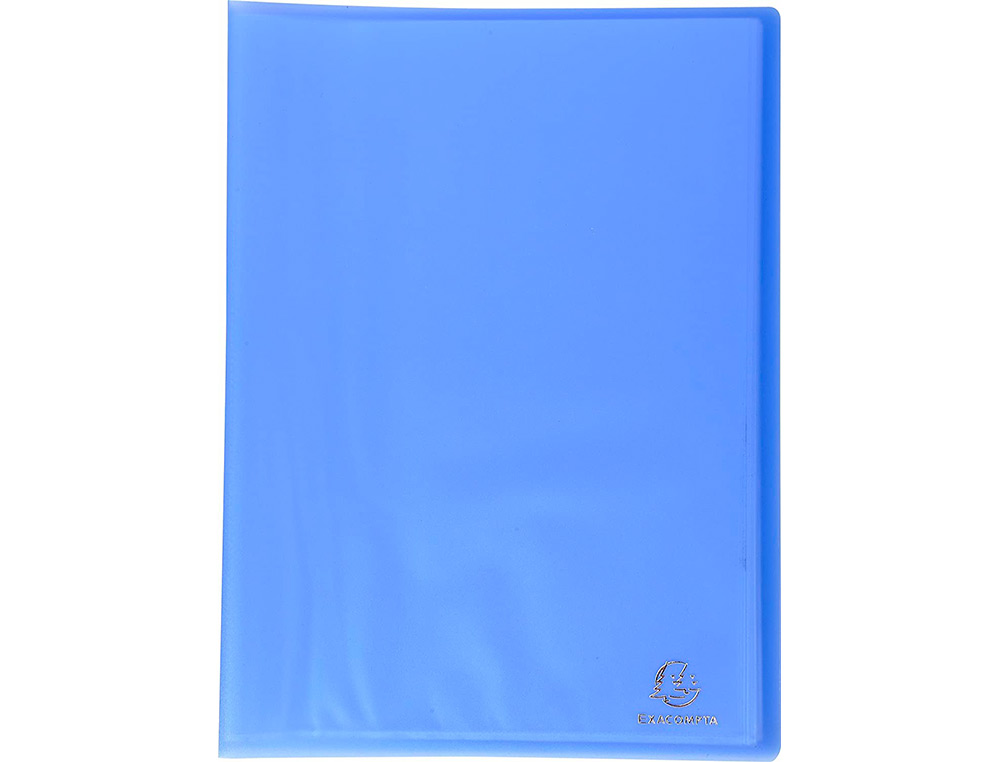 PROTEGE-DOCUMENTS EXACOMPTA CHROMALINE A4 POLYPROPYLENE SEMI RIGIDE COUVERTURE SOUPLE 20 POCHETTES 40 VUES ASSORTIS