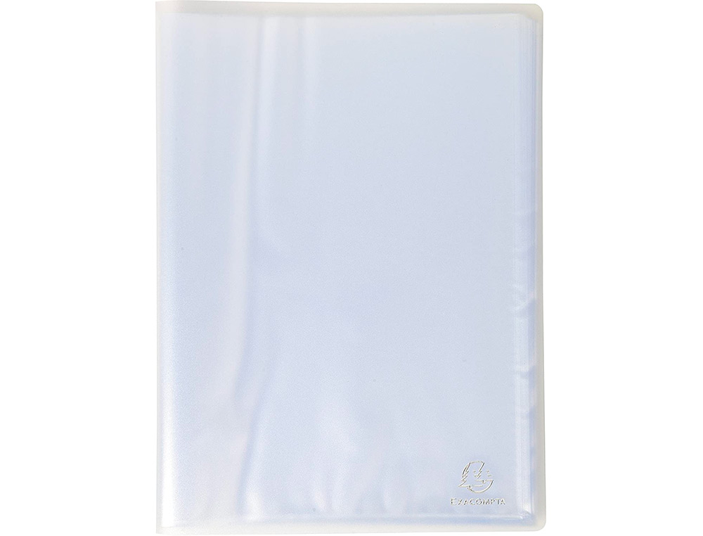 PROTEGE-DOCUMENTS EXACOMPTA CHROMALINE A4 POLYPROPYLENE SEMI RIGIDE COUVERTURE SOUPLE 20 POCHETTES 40 VUES ASSORTIS