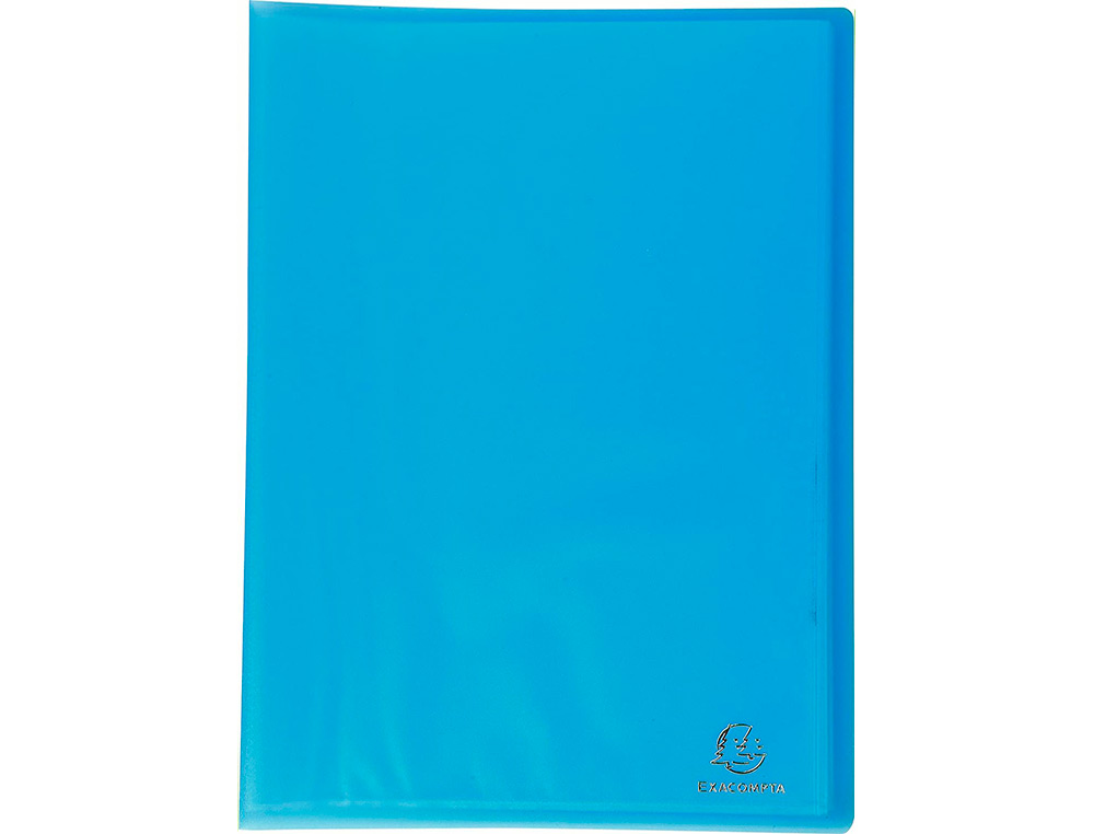 PROTEGE-DOCUMENTS EXACOMPTA CHROMALINE A4 POLYPROPYLENE SEMI RIGIDE COUVERTURE SOUPLE 20 POCHETTES 40 VUES ASSORTIS