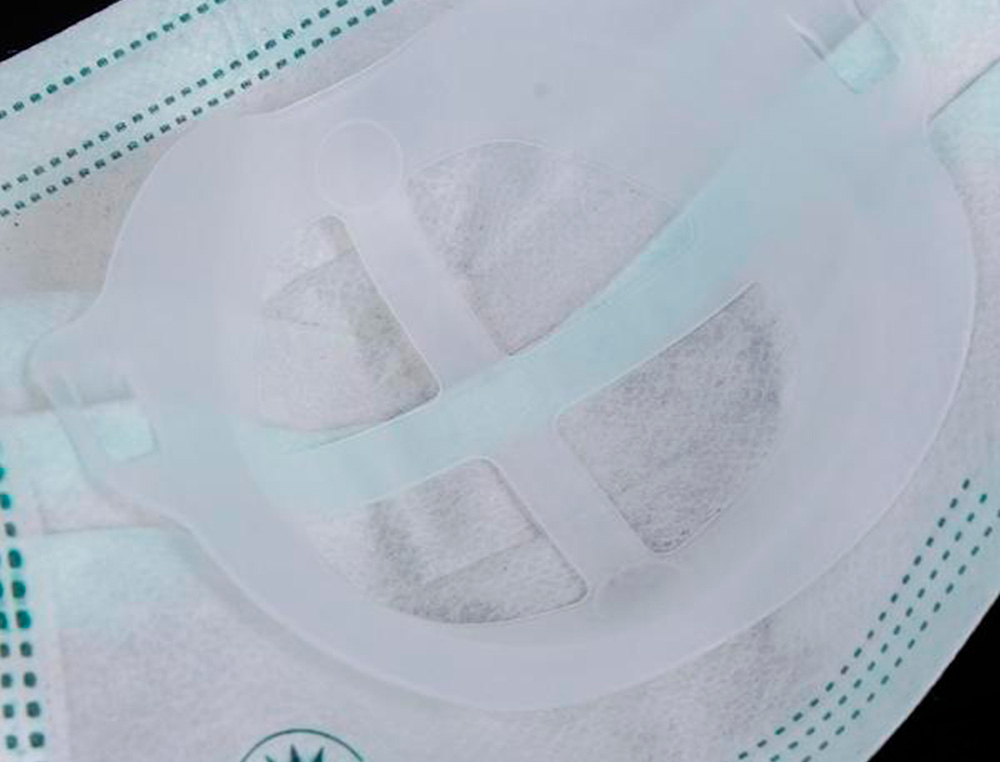COQUE SUPPORT DE MASQUES CEPAP LA COURONNE             POLYETHYLENE BASSE DENSITE    LAVABLE ET REUTILISABLE
