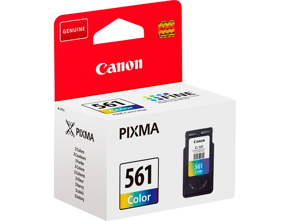 CARTOUCHE CANON CLI 561 POUR PIXMA TS5350 / TS5351 / TS5352 / TS5353 PACK 3 COULEURS JAUNE CYAN MAGENTA
