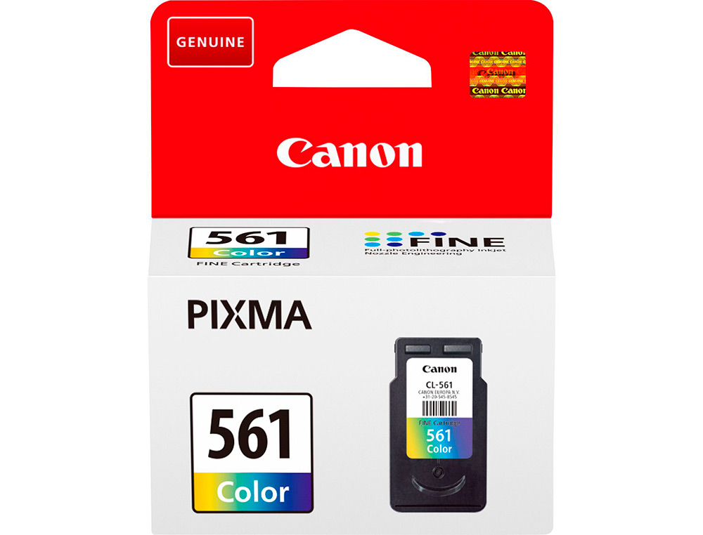 CARTOUCHE CANON CLI 561 POUR PIXMA TS5350 / TS5351 / TS5352 / TS5353 PACK 3 COULEURS JAUNE CYAN MAGENTA