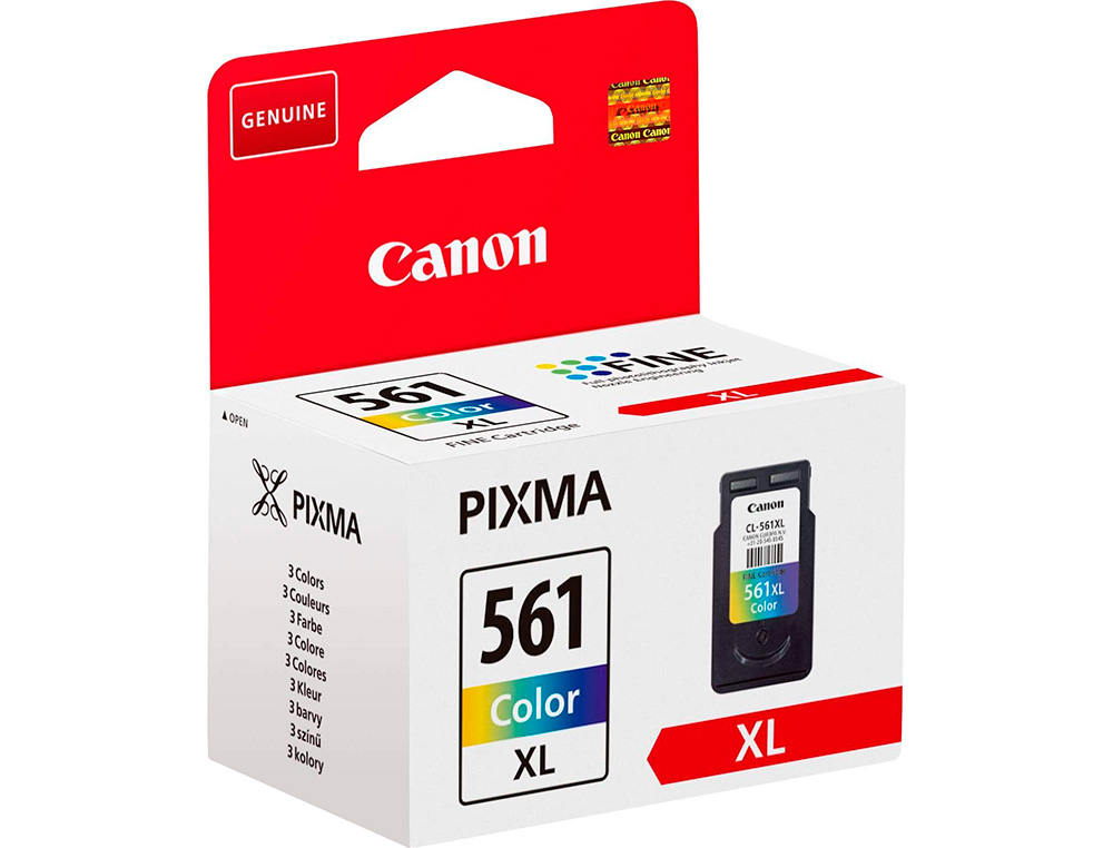 CARTOUCHE CANON 561XL POUR PIXMA TS5350 / TS5351 / TS5352 / TS5353 COULEURS CMY 300 PAGES