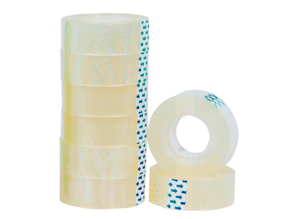 RUBAN ADHÉSIF Q-CONNECT ÉCONOMIQUE RÉSISTANT TRANSPARENT 19MMX33M