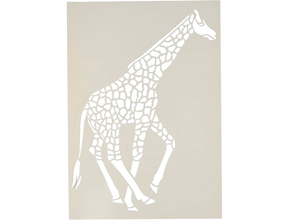 POCHOIR LES CHIFFRES CULTURE CLUB DE 0 A 9 21X15CM
