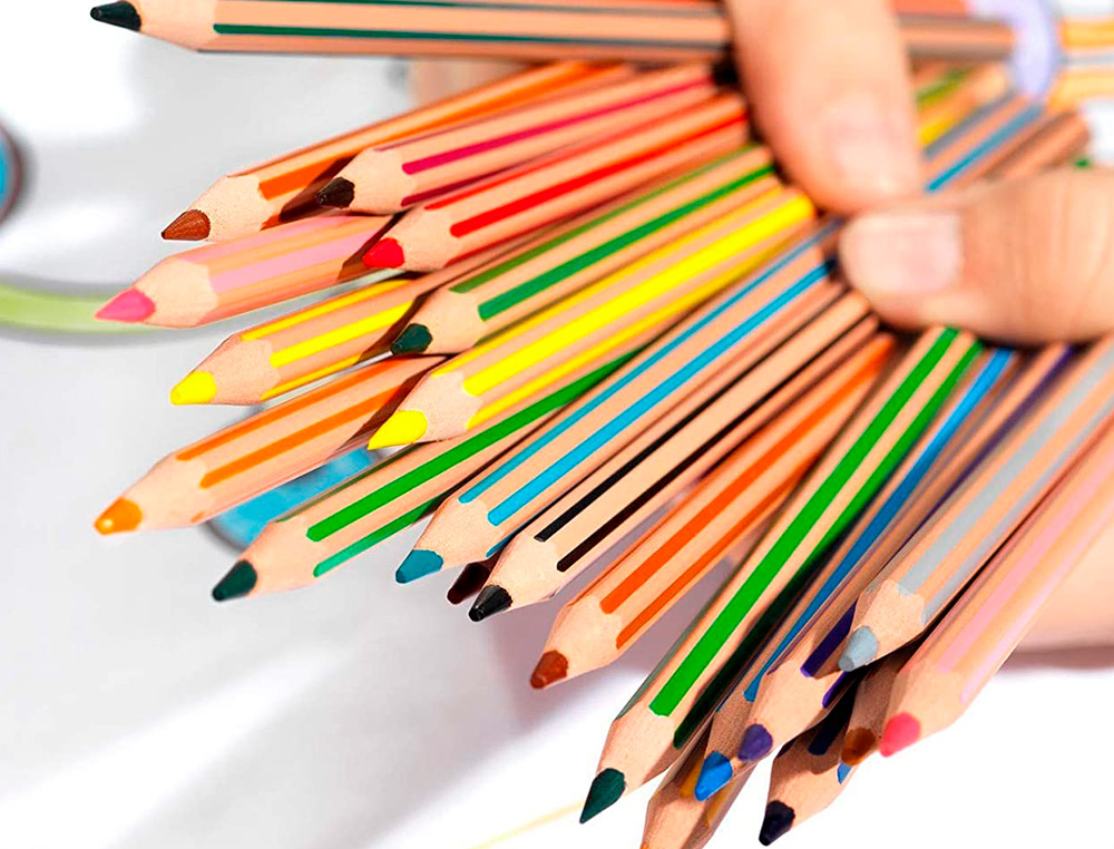 CRAYON DE COULEUR BIC BOIS FSC MINE HAUTE RESISTANCE AUX CHOCS COULEURS MISCIBLES ETUI 12 UNITES