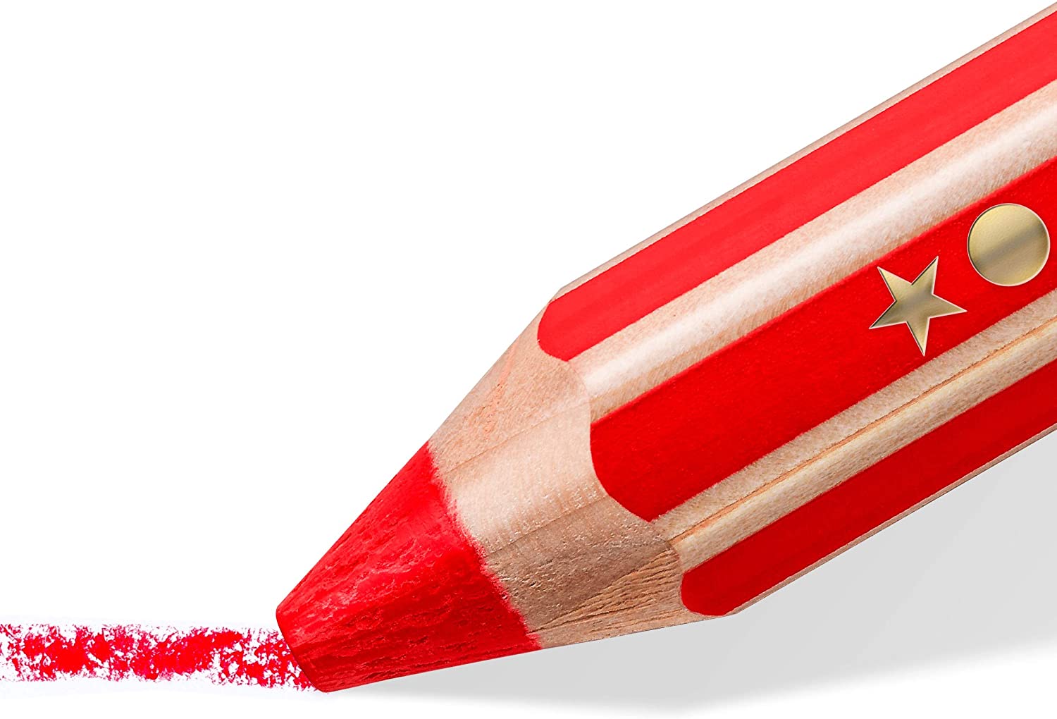 CRAYON COULEUR STAEDTLER NORIS JUNIOR 140 3-EN-1 CRAIE CIRE AQUARELLABLE TAILLE-CRAYON COLORIS