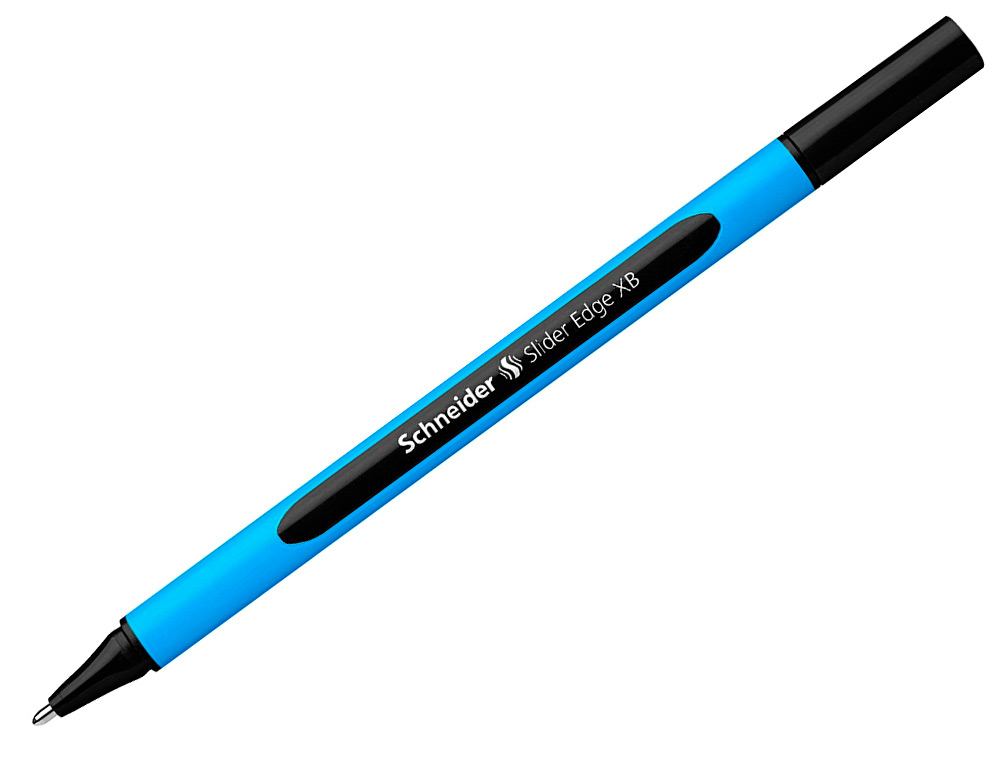 STYLO-BILLE SCHNEIDER SLIDER EDGE POINTE MOYENNE COLORIS NOIR