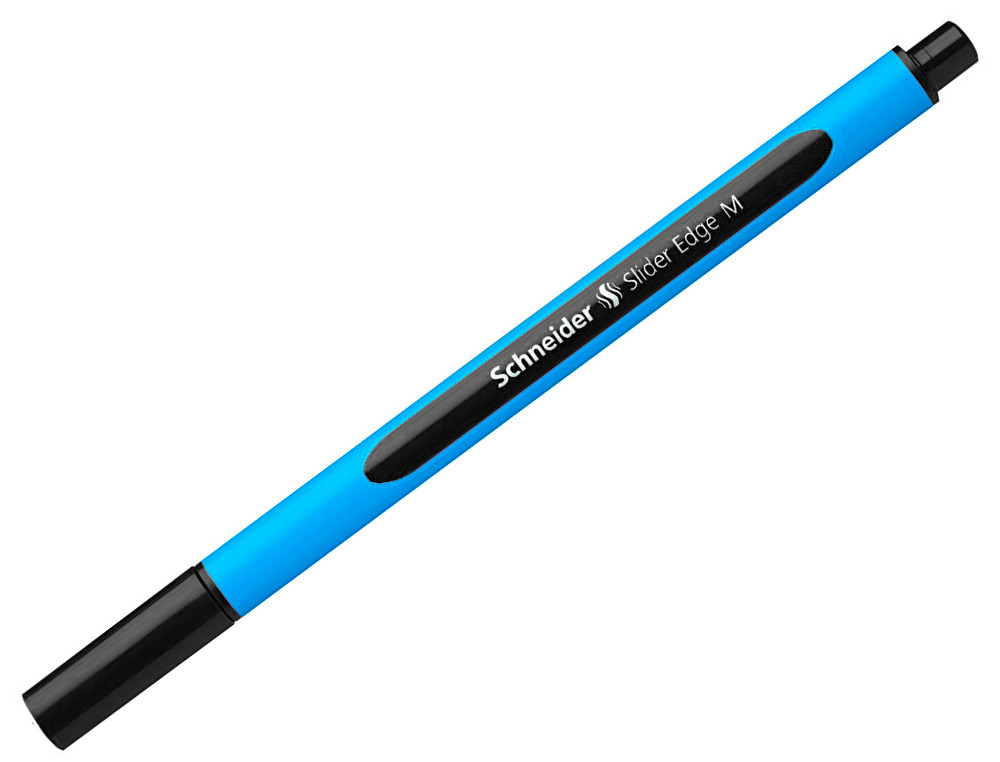 STYLO-BILLE SCHNEIDER SLIDER EDGE POINTE MOYENNE COLORIS NOIR