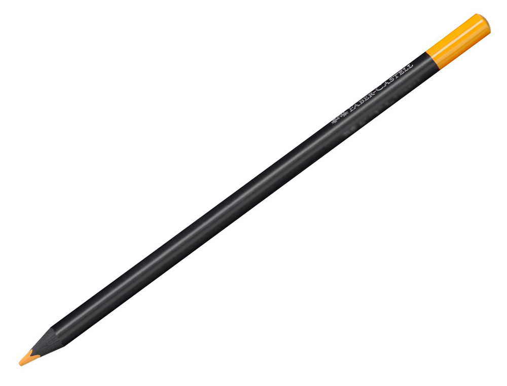 CRAYON COULEUR FABER CASTELL TRIANGULAIRE BLACK EDITION EN BOIS NOIR POCHETTE DE 36