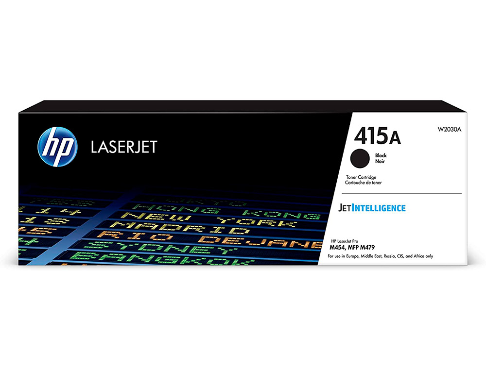 CARTOUCHE D'ENCRE HP 415A POUR HP COLOR LASERJET PRO M454 MFP M479 NOIR 2400P