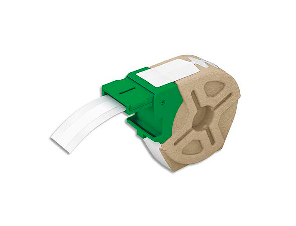 ÉTIQUETTE ADHÉSIVE LEITZ POLYPROPYLÈNE RUBAN CONTINU PERMANENT 12MMX10M INDÉCHIRABLE IMPERMÉABLE CASSETTE BLANC