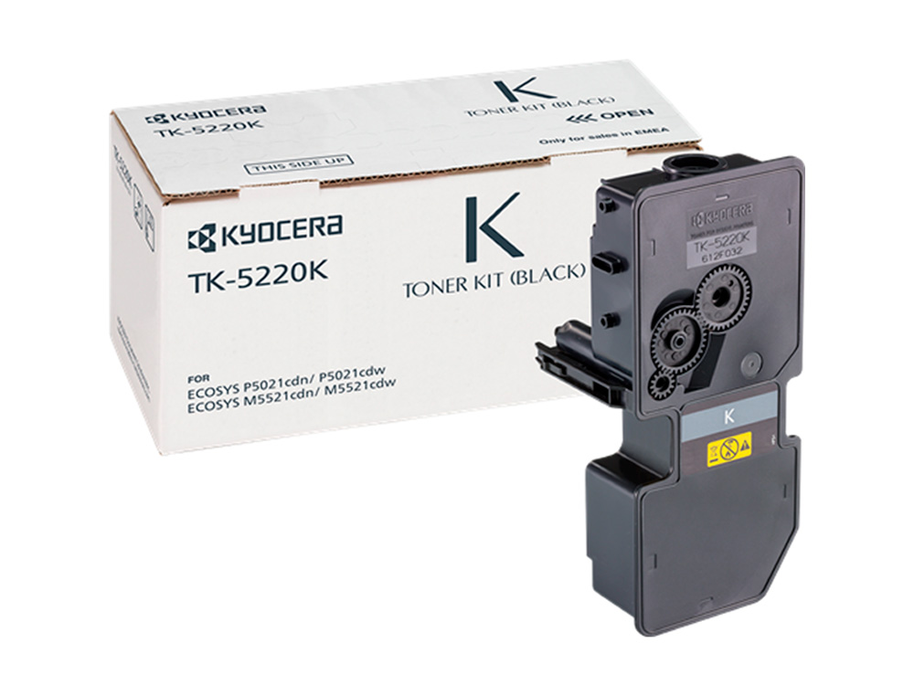 TONER KYOCERAá MITA TK-5220KáECOSYS M5521CDW, ECOSYS M5521CDN NOIR 1200 PAG