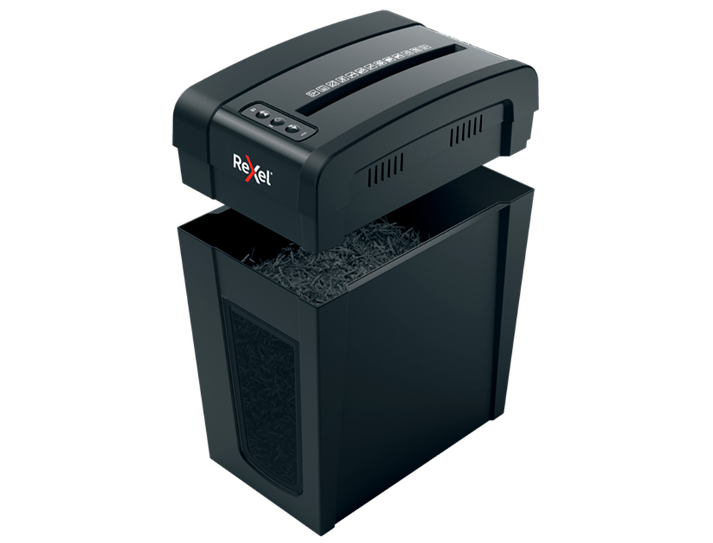 DESTRUCTEUR REXEL SECURE X10-S L P4 COUPE CROISEE 4X28MM DETRUIT 10 F INSERTION MANUELLE 18L 204X355X351MM