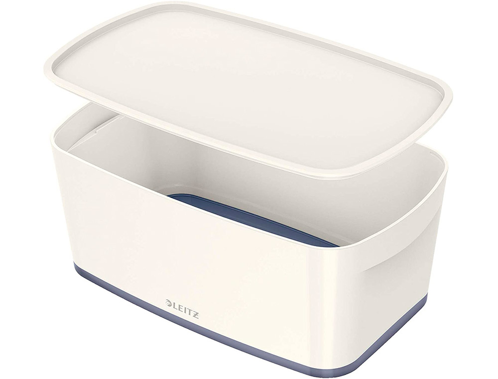 BAC RANGEMENT LEITZ MYBOX FORMAT A5 5L 318X128X3191MM BLANC GRIS