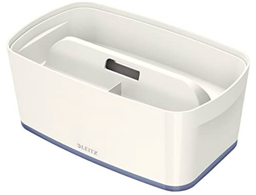 BAC RANGEMENT LEITZ MYBOX FORMAT A5 5L 318X128X3191MM BLANC GRIS